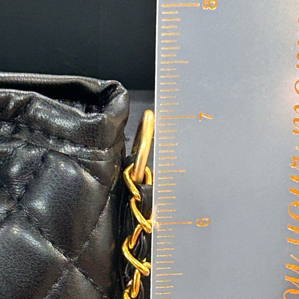 CHANEL Beauty (GWP) Quilted Black with Gold Pouch Crossbody - Picture 11 of 16